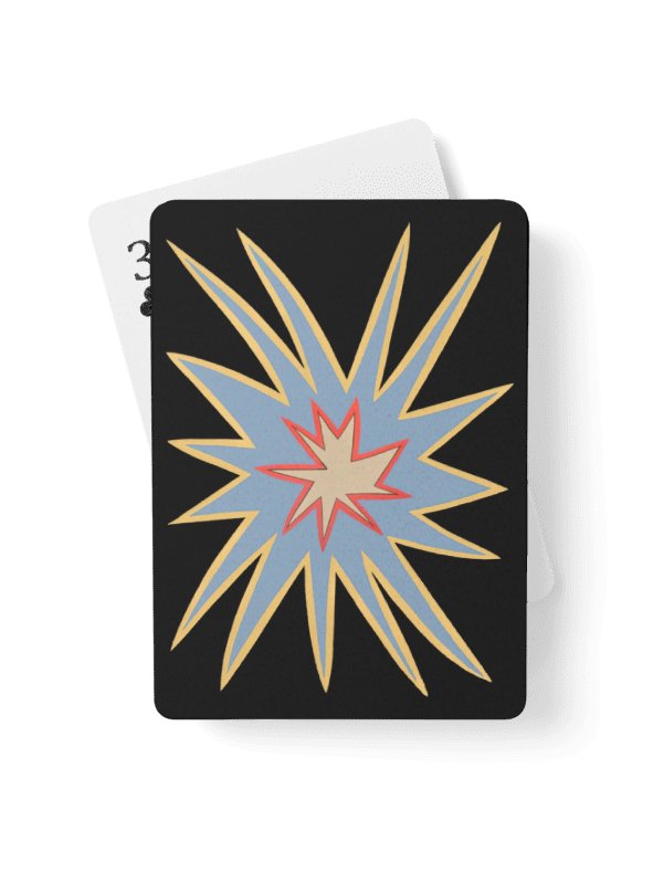 Bedroom Ceiling Starburst Playing Cards product image (1)