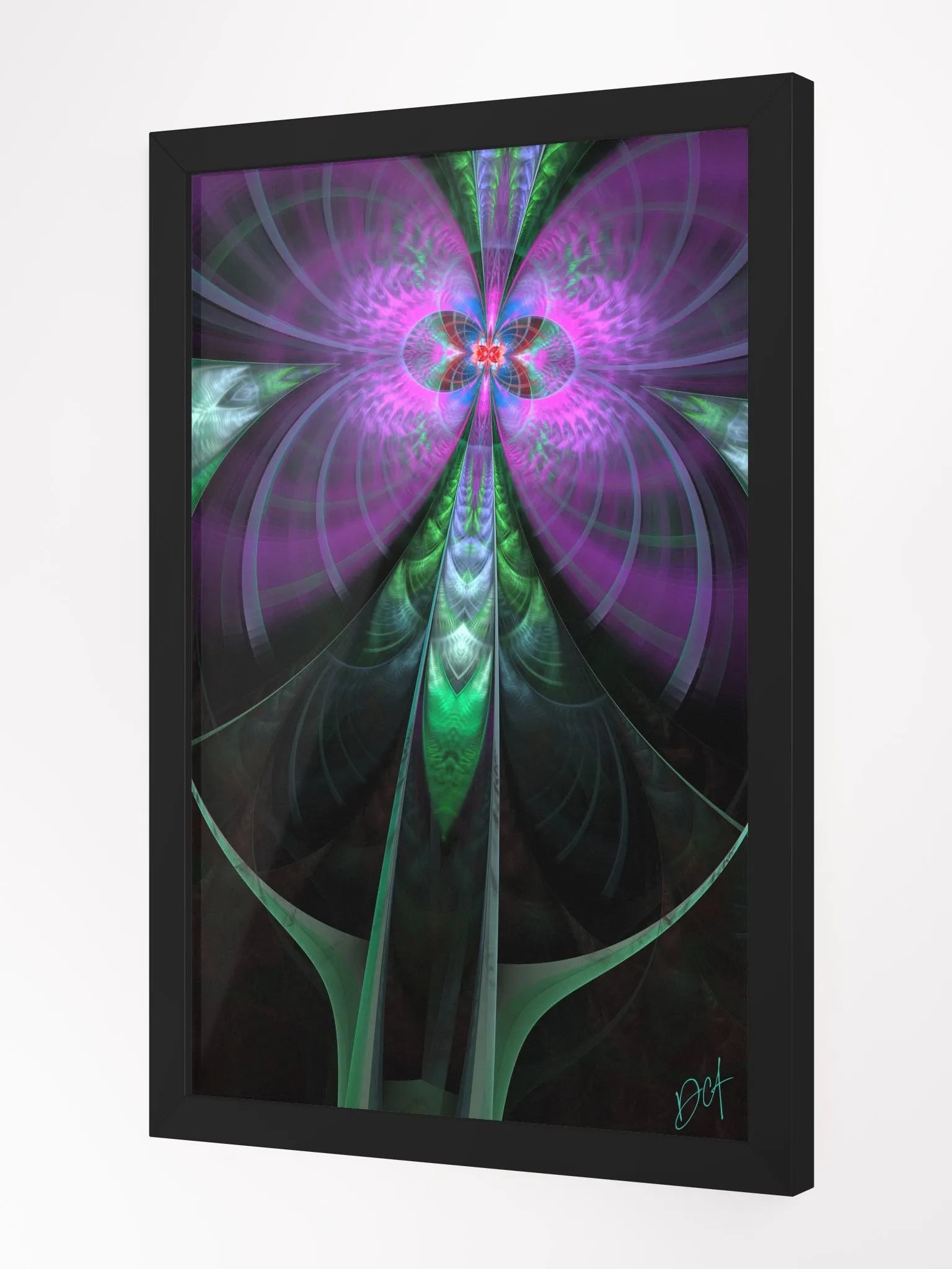 Purple Schmetterling Soul - Framed Matte Poster product image (2)