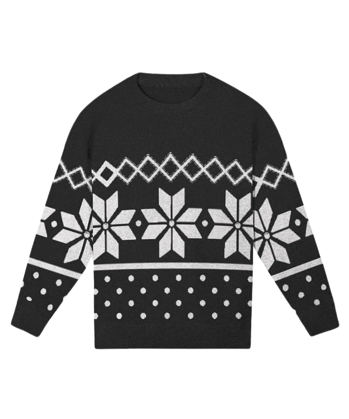 Snowy Knitted Relaxed Sweater 2/2 product image (1)