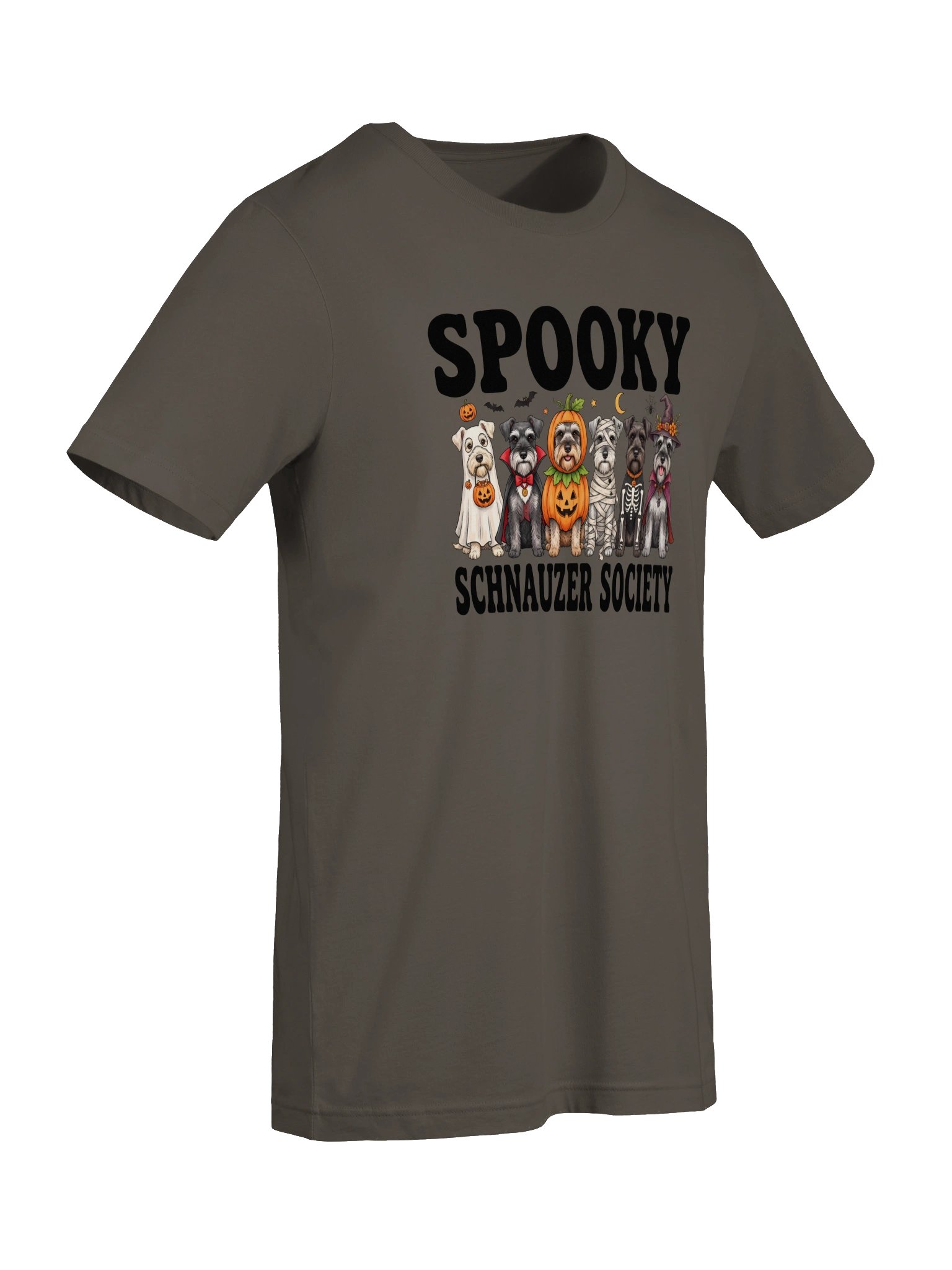 Spooky Schnauzer Society T-Shirt | Halloween Schnauzer Dog Tee product image (55)