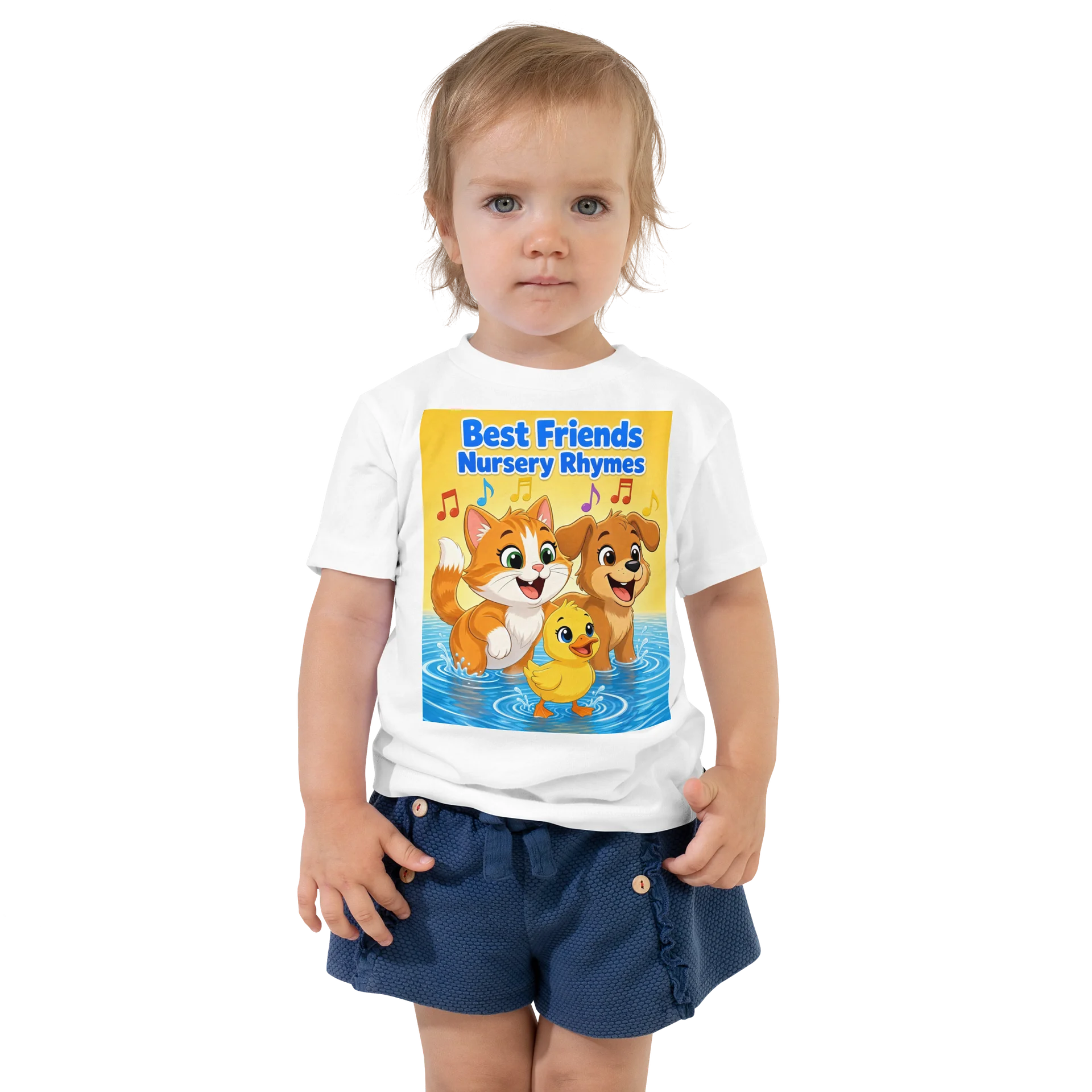 Kitten Puppy & Duck Kids T-shirt product image (1)