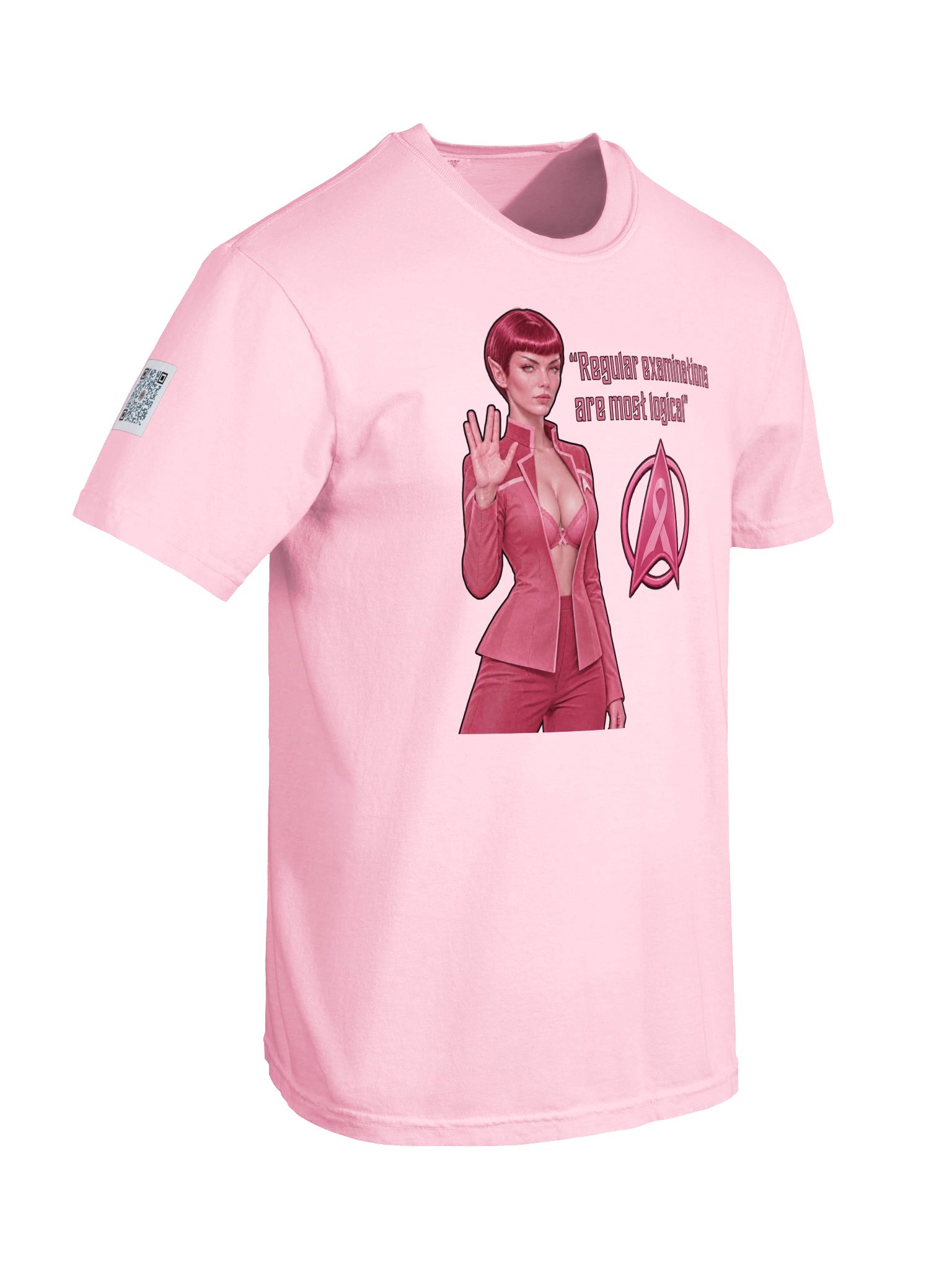 Tribble Stitch Presents: T'Palpable Logic™ Breast Cancer Awareness Comfort Colors® Tee product image (172)