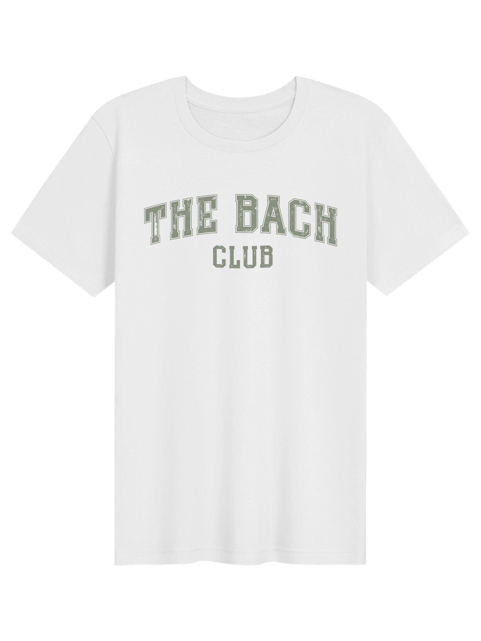 The Bach Crew T-Shirt | Minimalist Bridal Tee Sage product image (1)