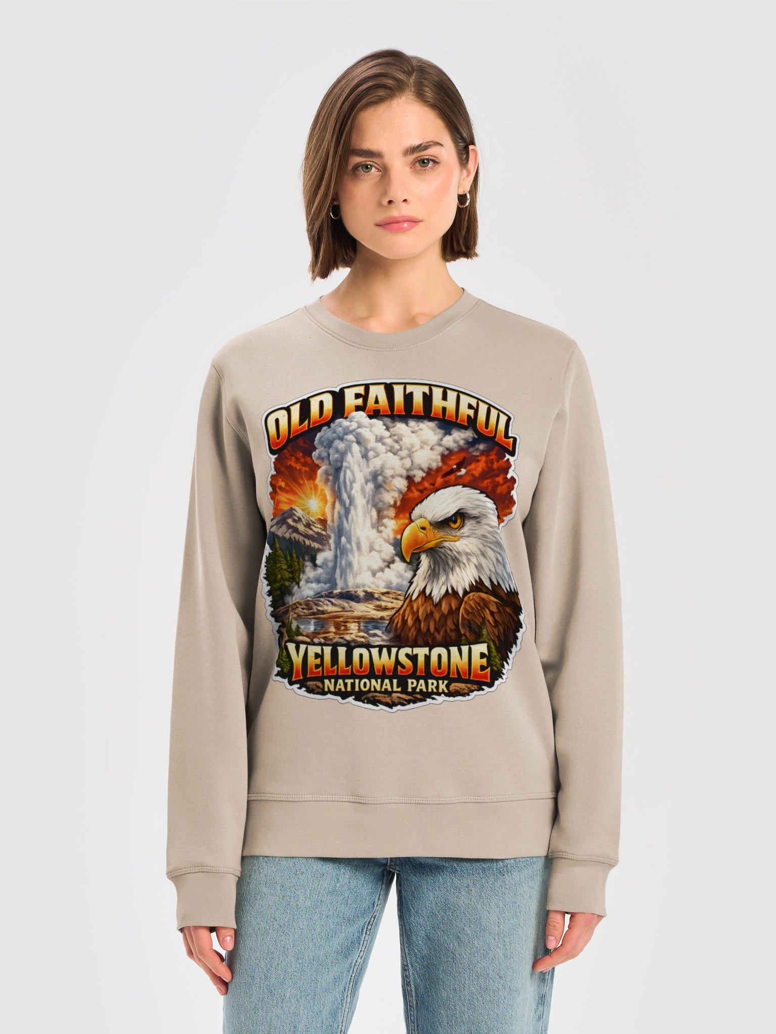 Old Faithful Yellowstone Eagle Long-Sleeve product image (19)