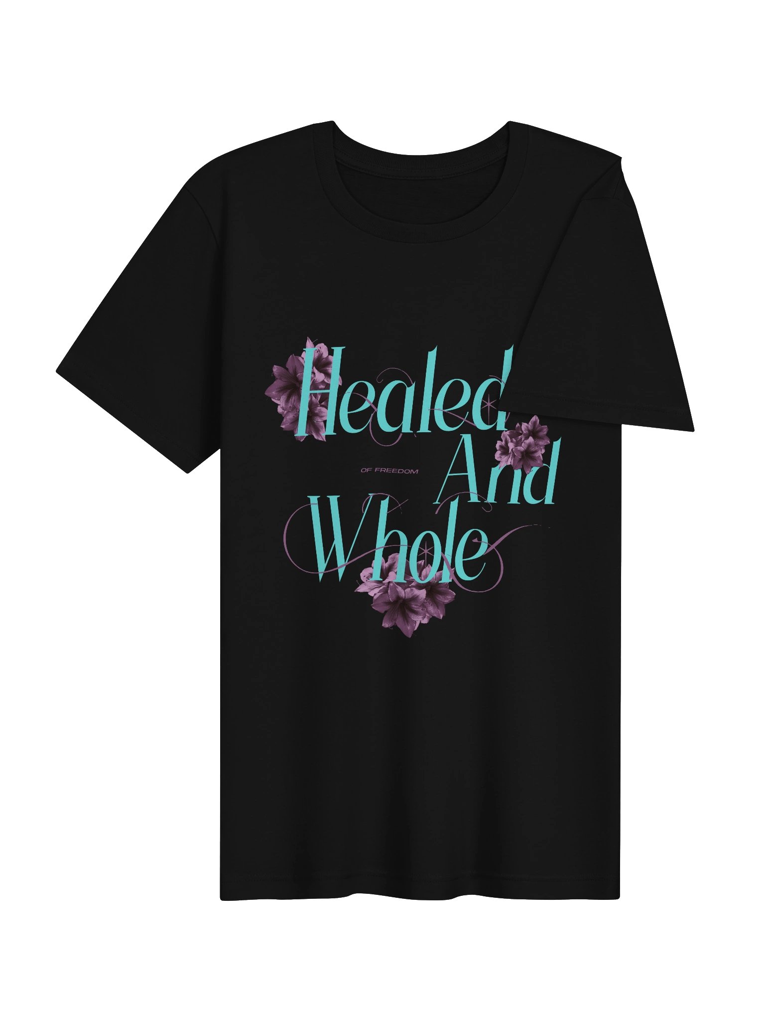 Logo shirt w/ flowers product image (4)