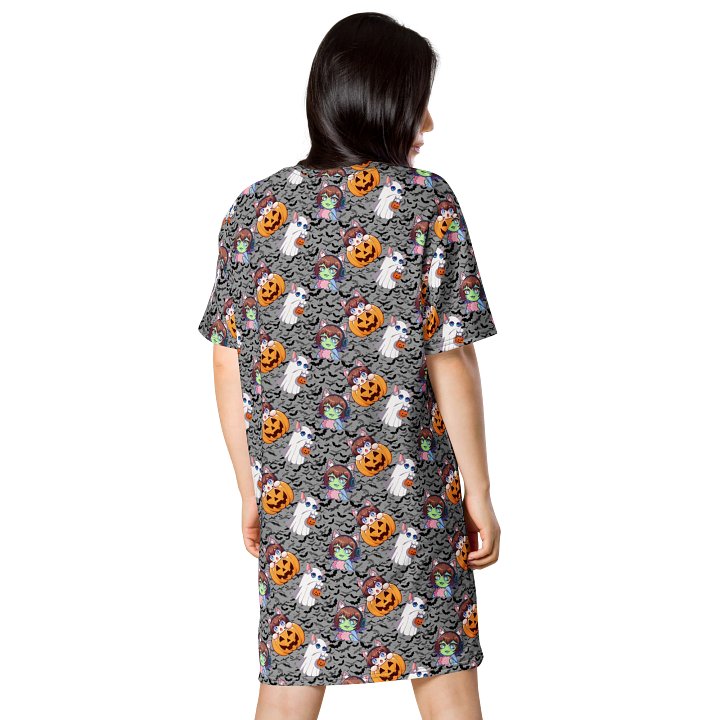 Cat-Tastic Halloween T-Shirt Dress product image (2)
