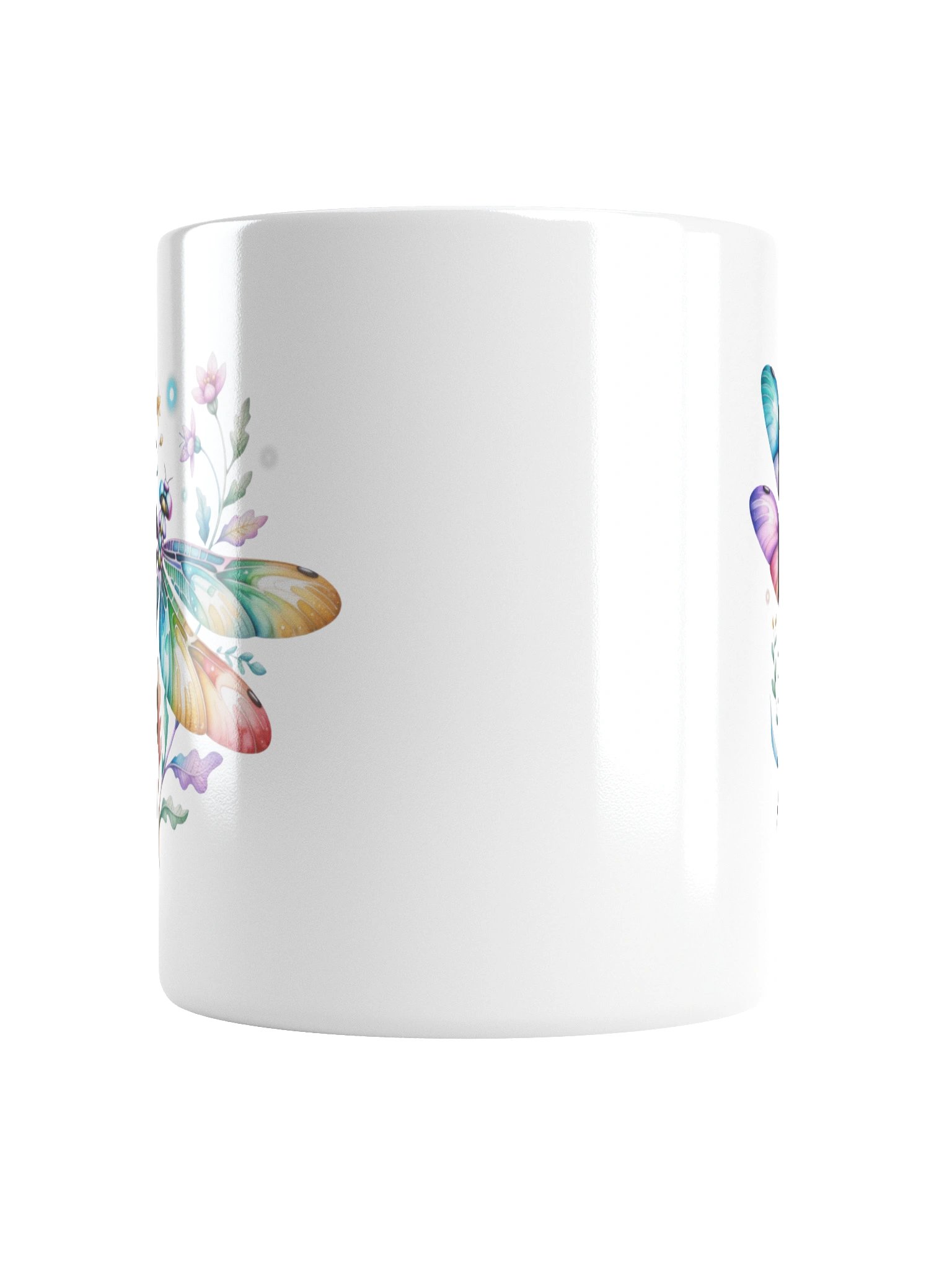 Rainbow Dragonfly Glow Coffee Mug product image (6)