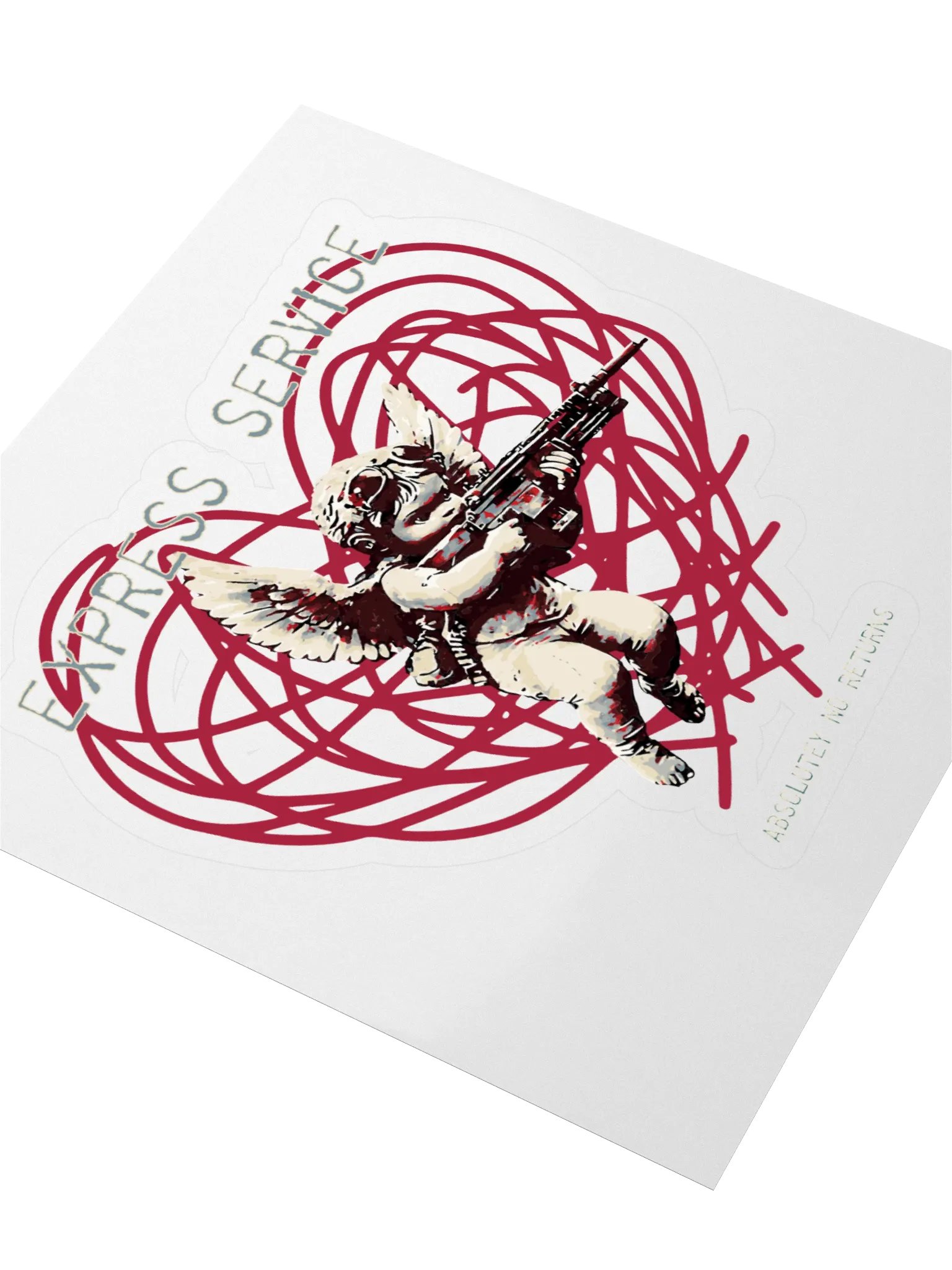 Cupid Express Service Kiss Cut Stickers product image (2)