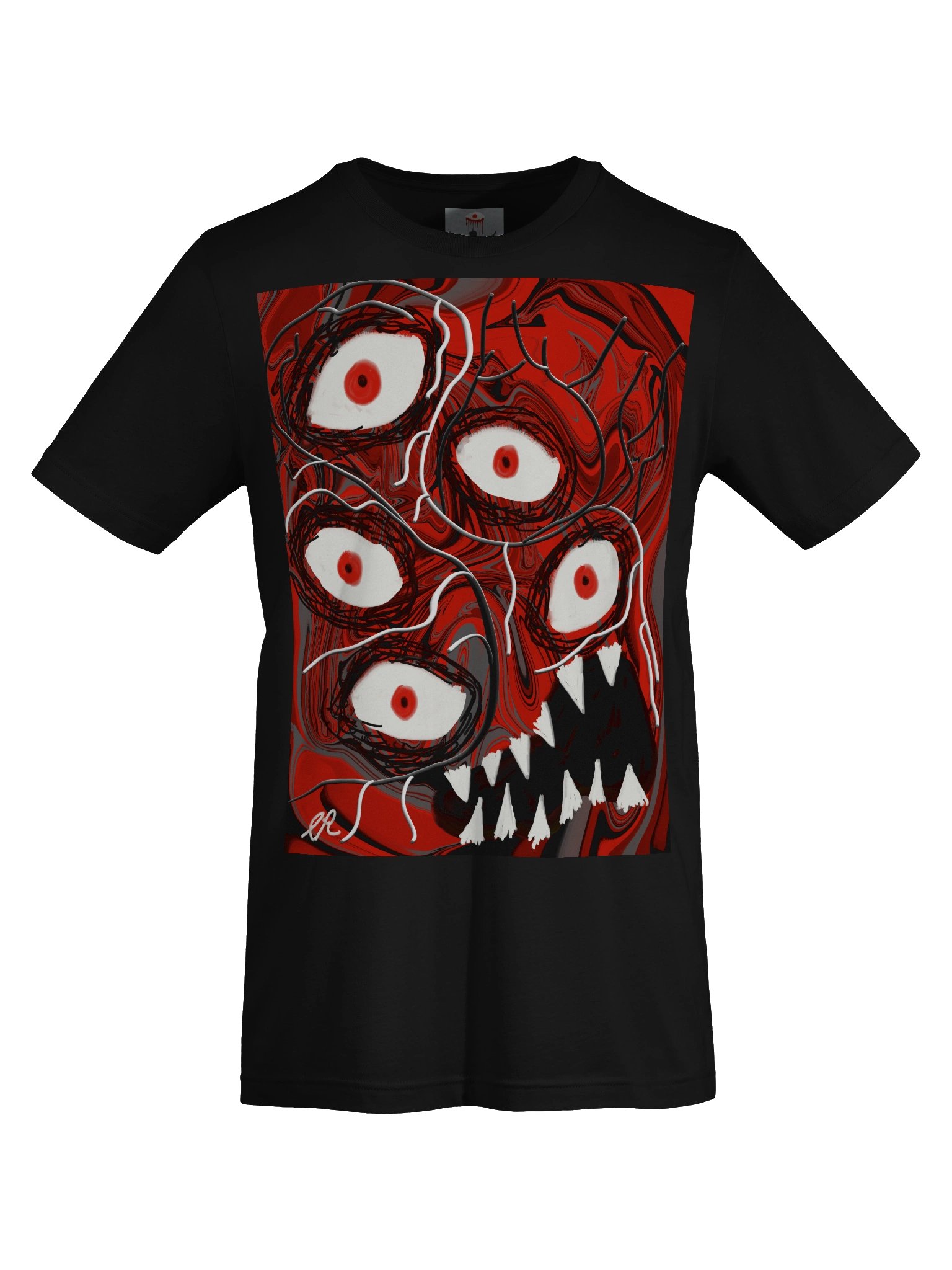 Red-Eyed Horror Monster T-Shirt product image (5)