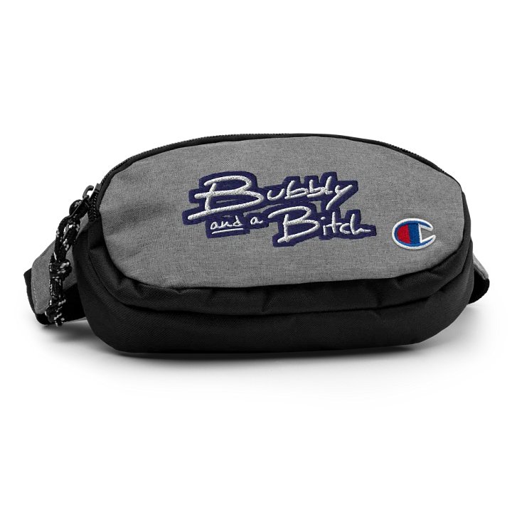 Bubbly and a B*tch (navy bubble design 2) champion fanny pack product image (2)