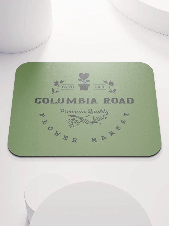 Columbia Road Market Mouse Pad (Green) product image (1)
