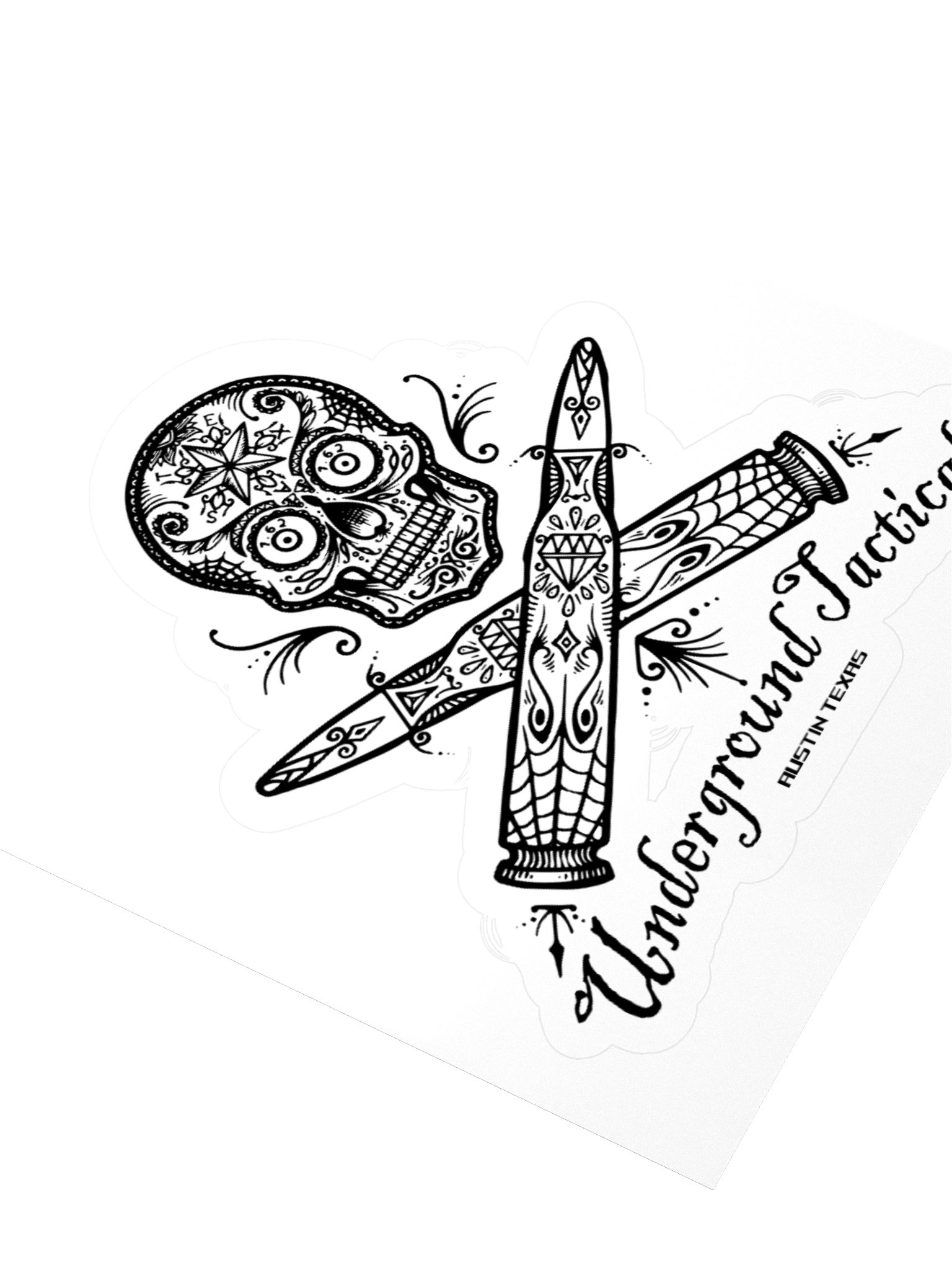 Underground Tactical B&W decal product image (7)