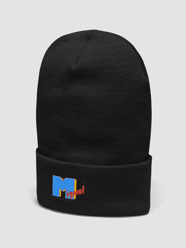 Retro Music Embroided Beanie - Blue product image (2)