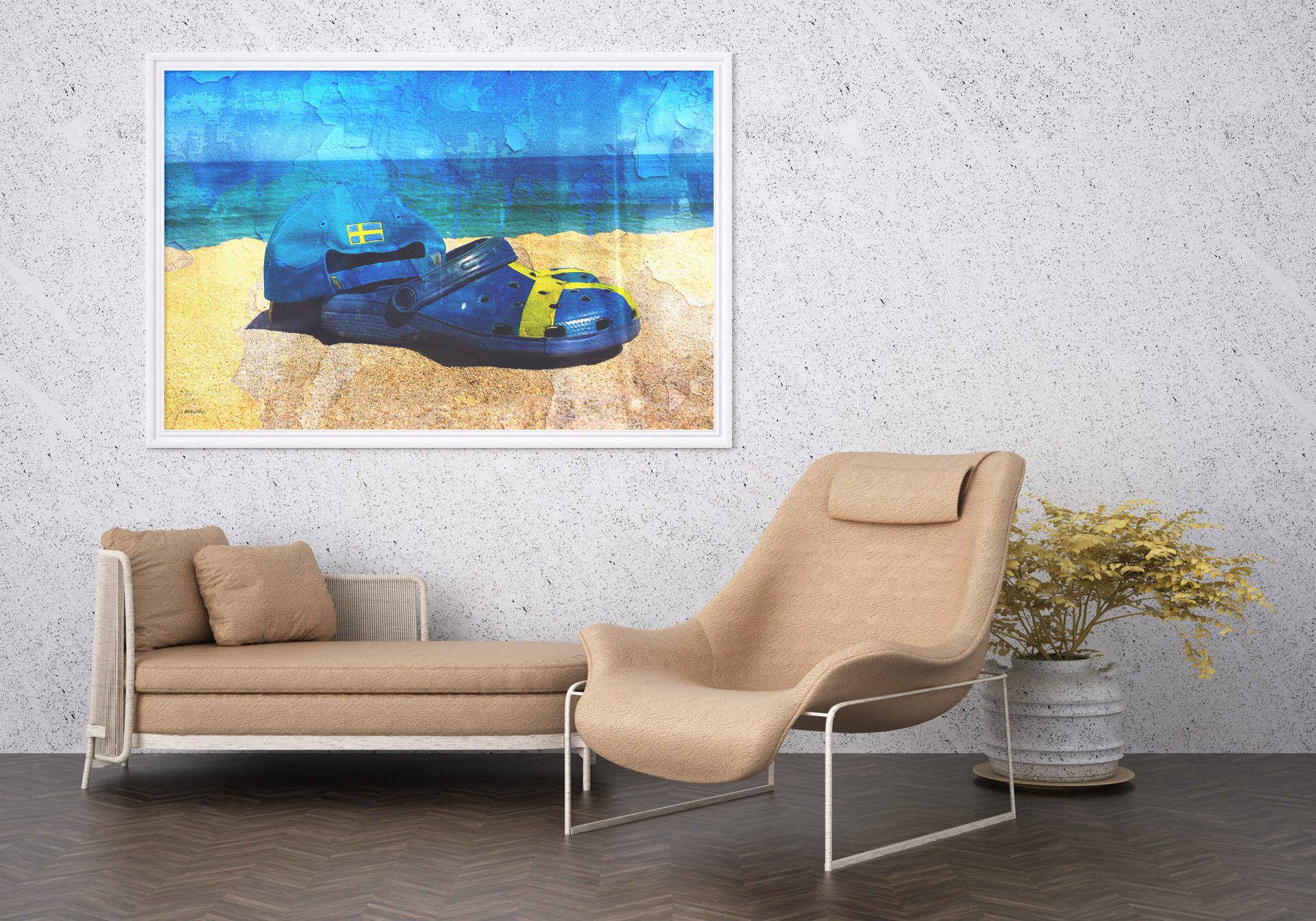 Sweden On The Beach (very limited printed art, 91x61 cm) product image (3)
