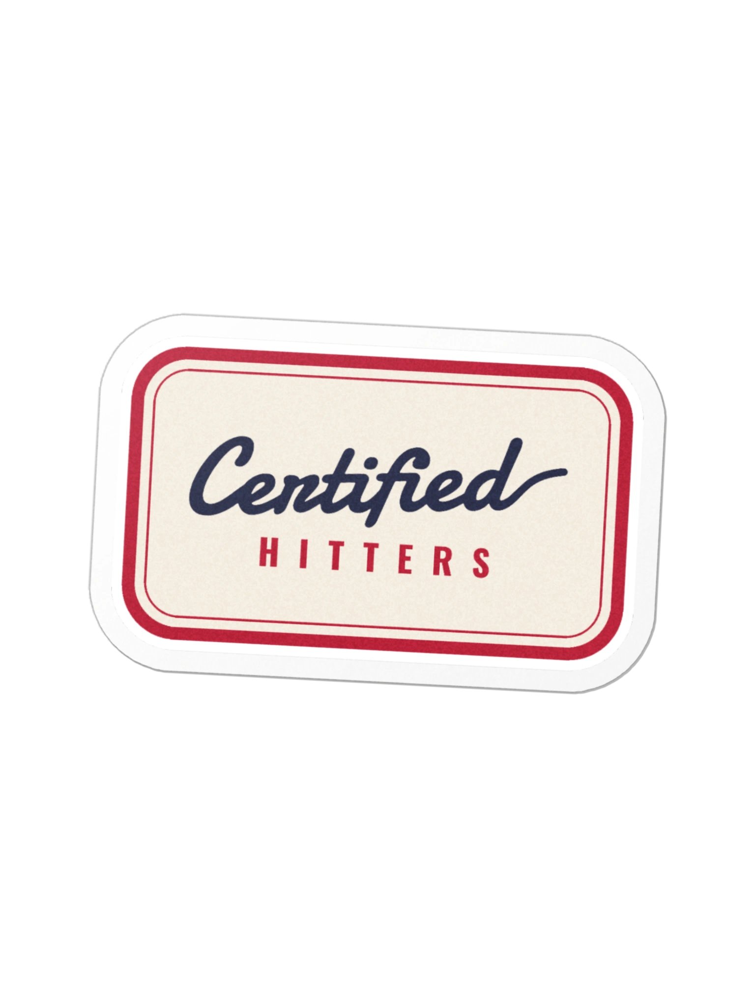 Certified Hitters Patch - Cream product image (1)
