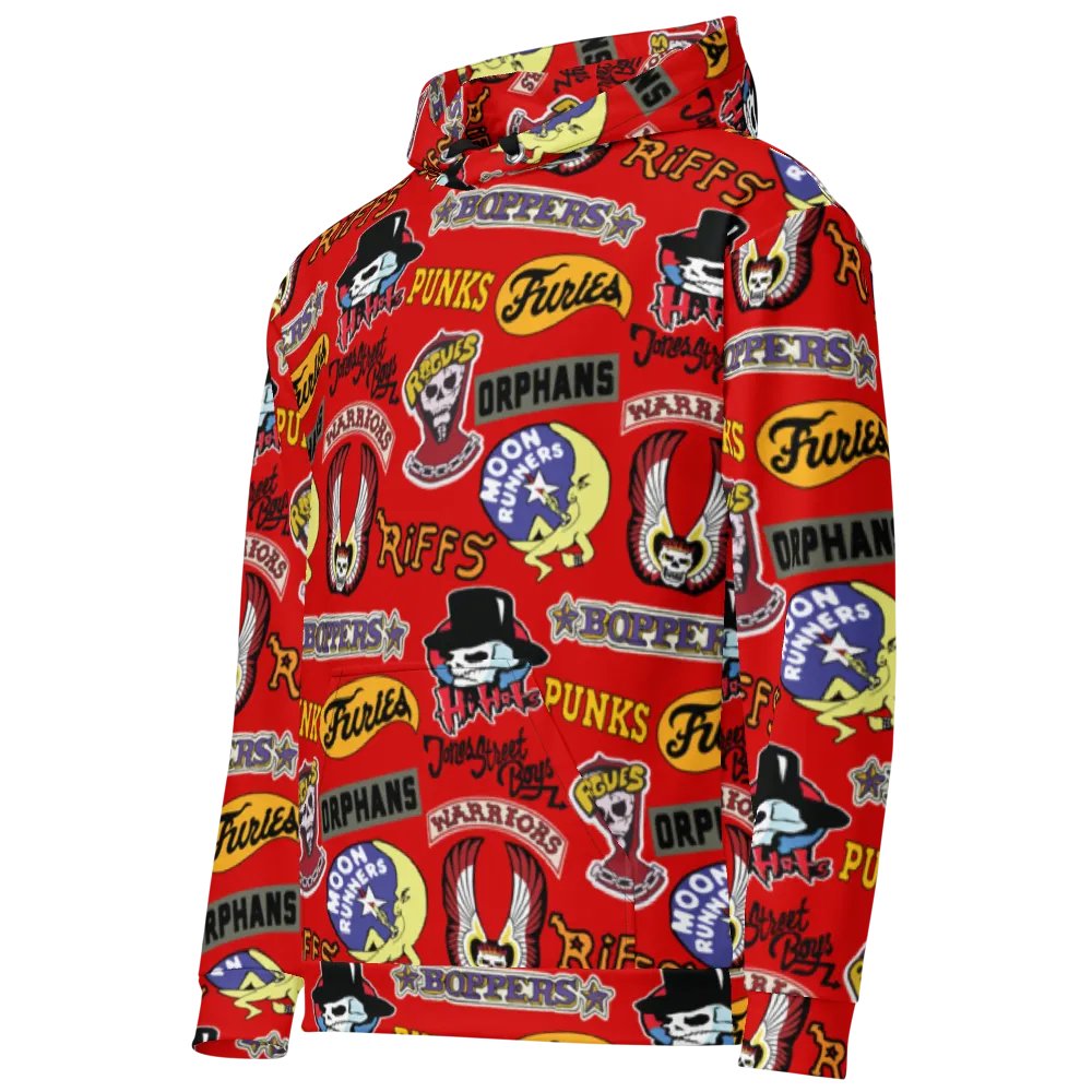 Gang Insignia - The Warriors - RED - Unisex Hoodie product image (1)