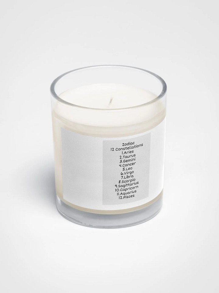 Zodiac 12 Constellations Candle product image (2)