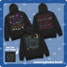 ─ .✦ Luminara Quote Hoodies Bundle ✦.─
