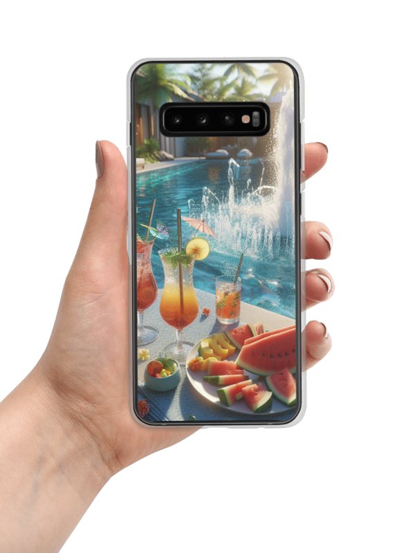 Tropical Oasis Samsung® Clear Case | AI Design product image (7)