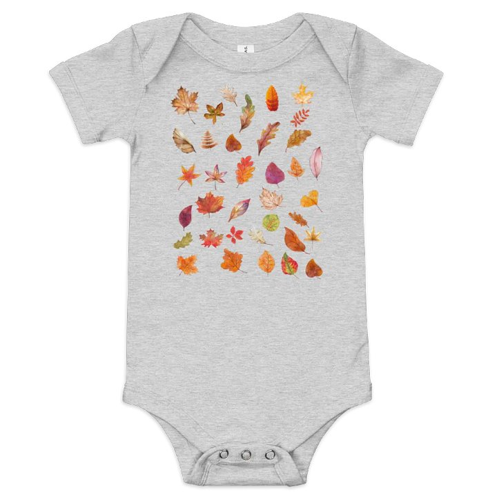 Autumn Leaves Collage Baby Bodysuit product image (1)