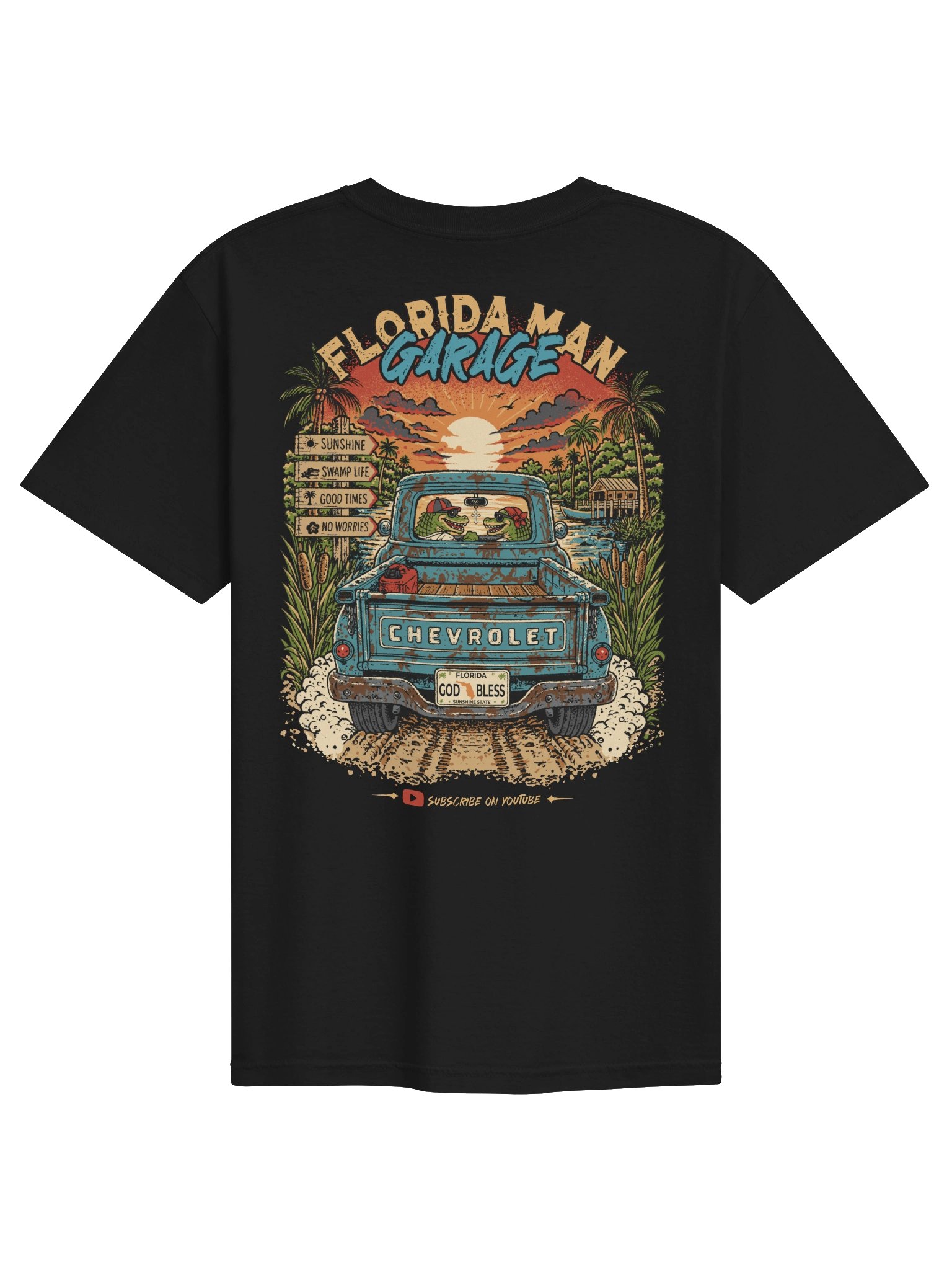 Florida Man Garage T-Shirt C10 product image (2)