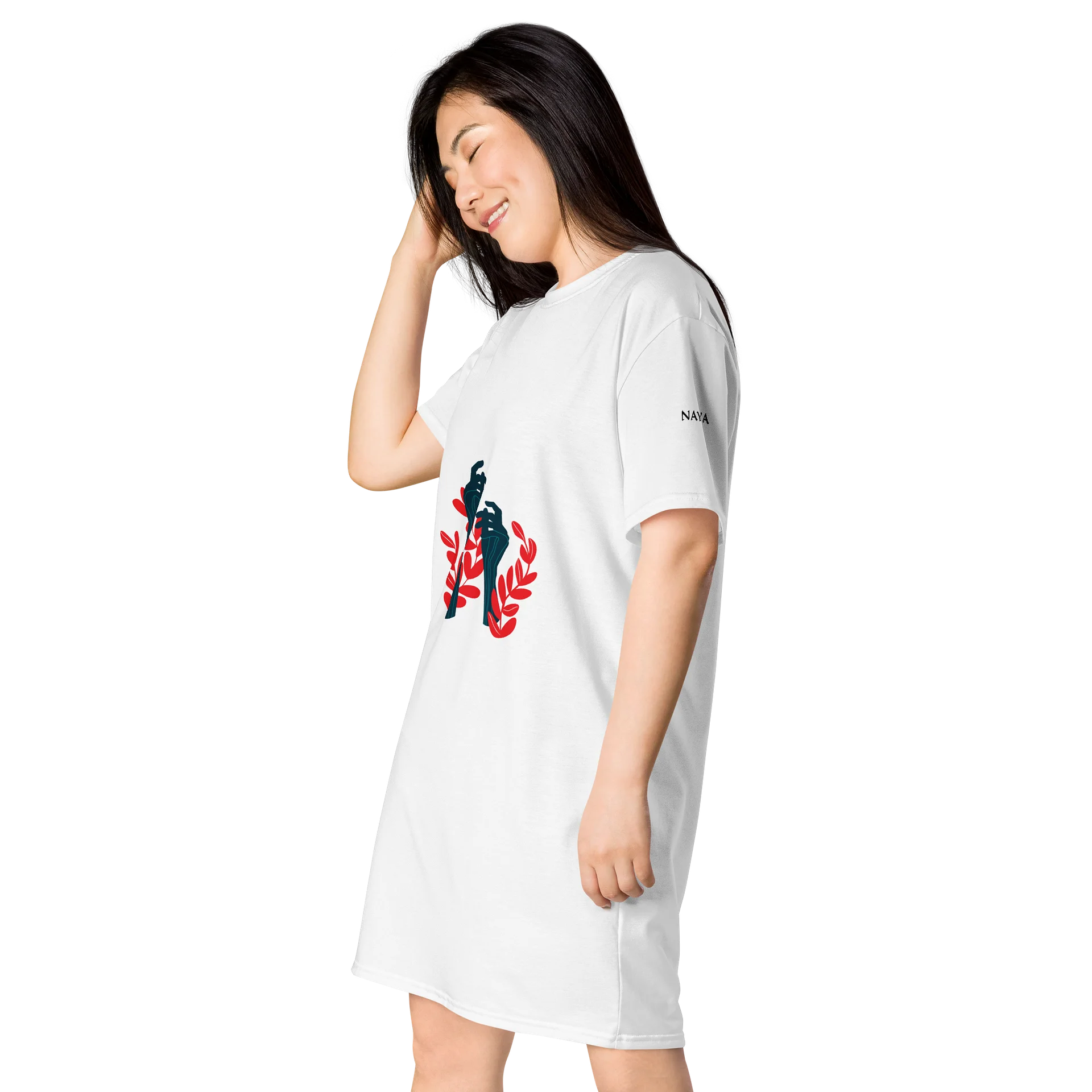 Women Graphic T Shirt Dress product image (2)