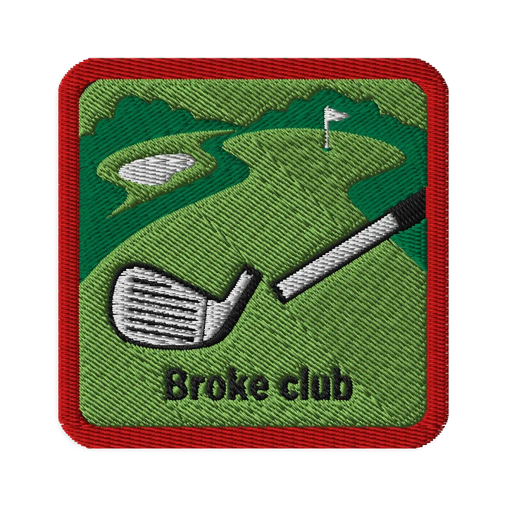 Golf Demerit Badge - Broke a club on the course - (version 2) product image (1)