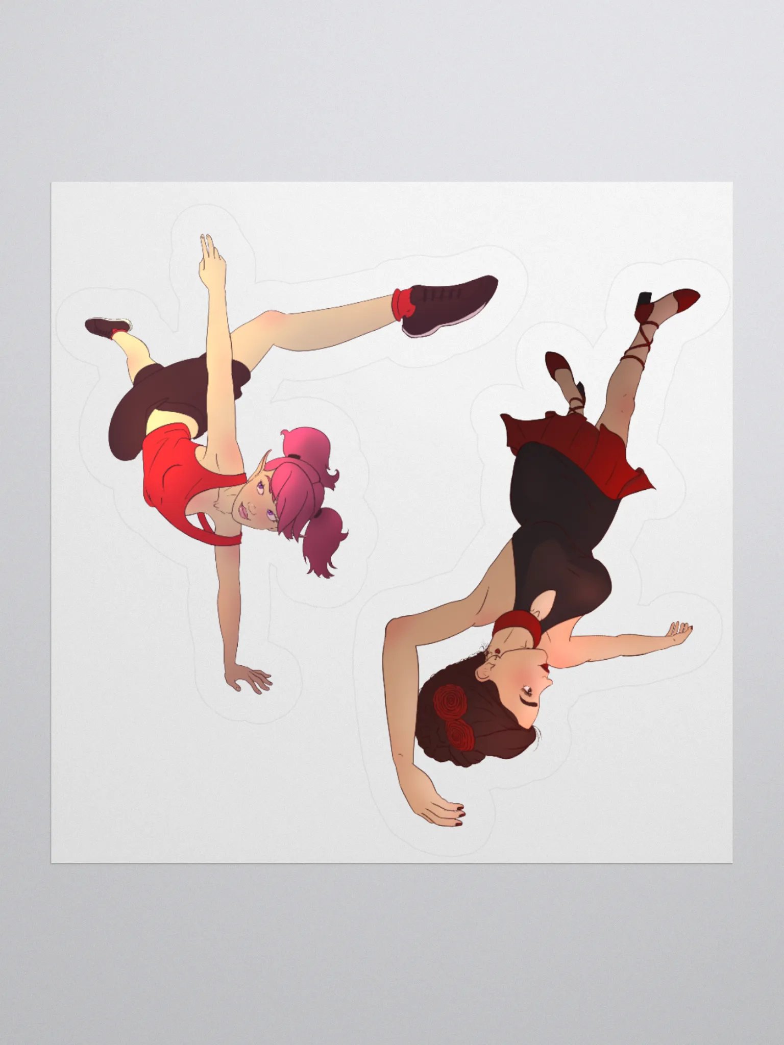 Panic and Marzi stickers product image (2)