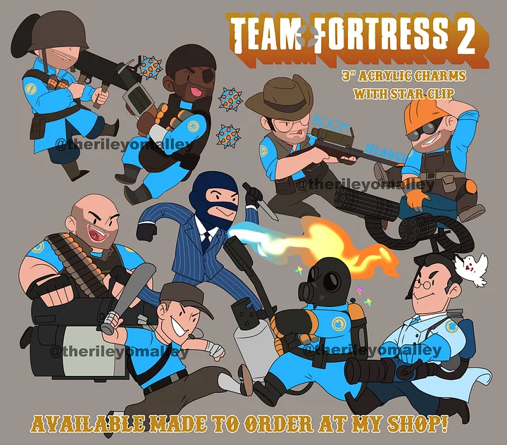 Team Fortress 2 Charms (RED & BLU) product image (2)