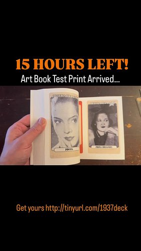 15 hours left - got the test print of the art book. The interiors look great, the cover needs (and will recieve) a bit of wor...
