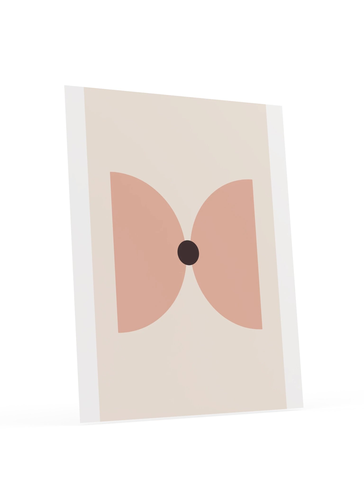 Blush Pink Geometric Print | Abstract Bathroom Wall Art product image (6)