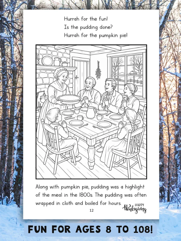Over the River and Through the Wood Coloring Book product image (4)
