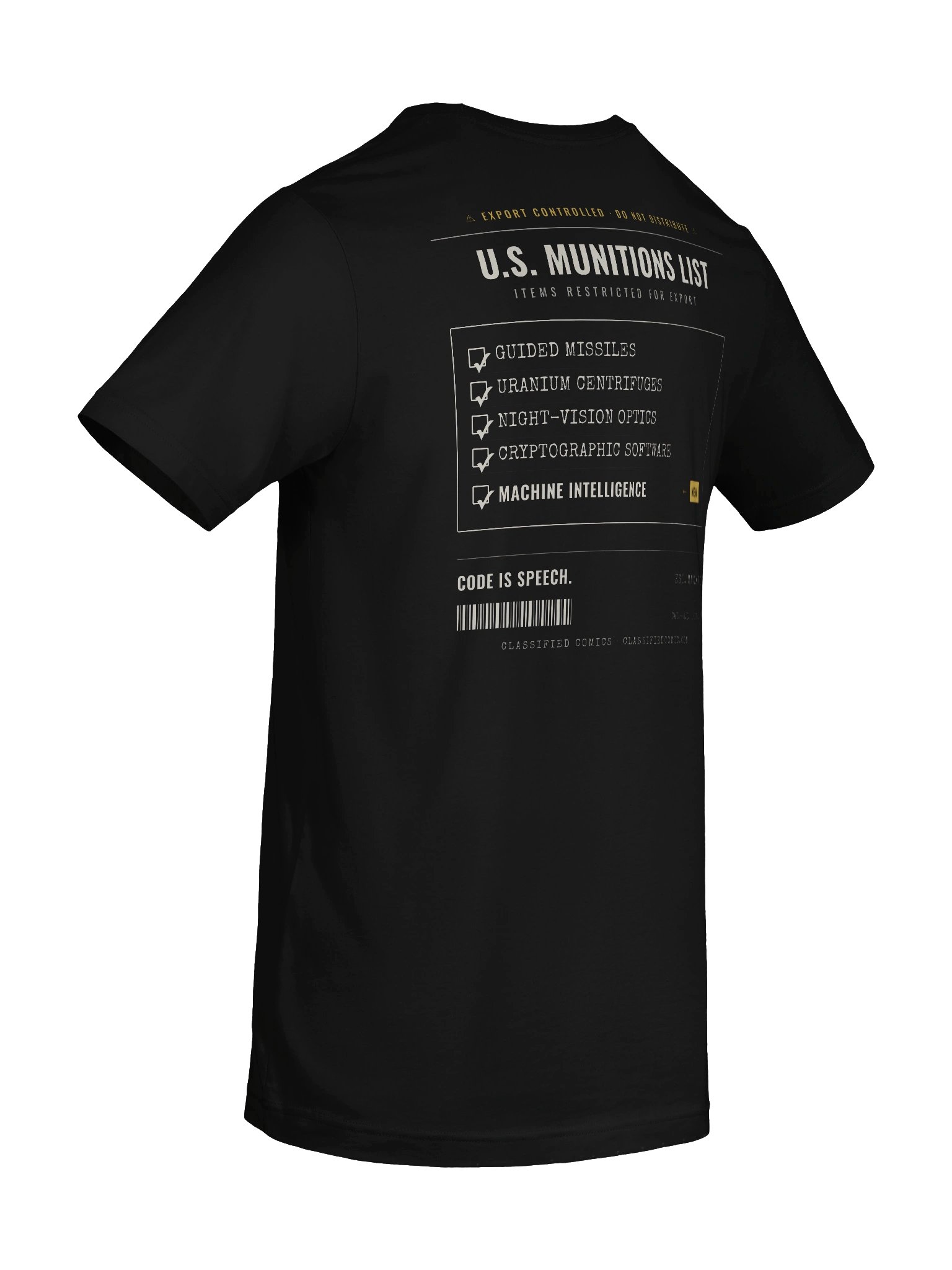 Munitions List Tee: Code Is Speech product image (8)