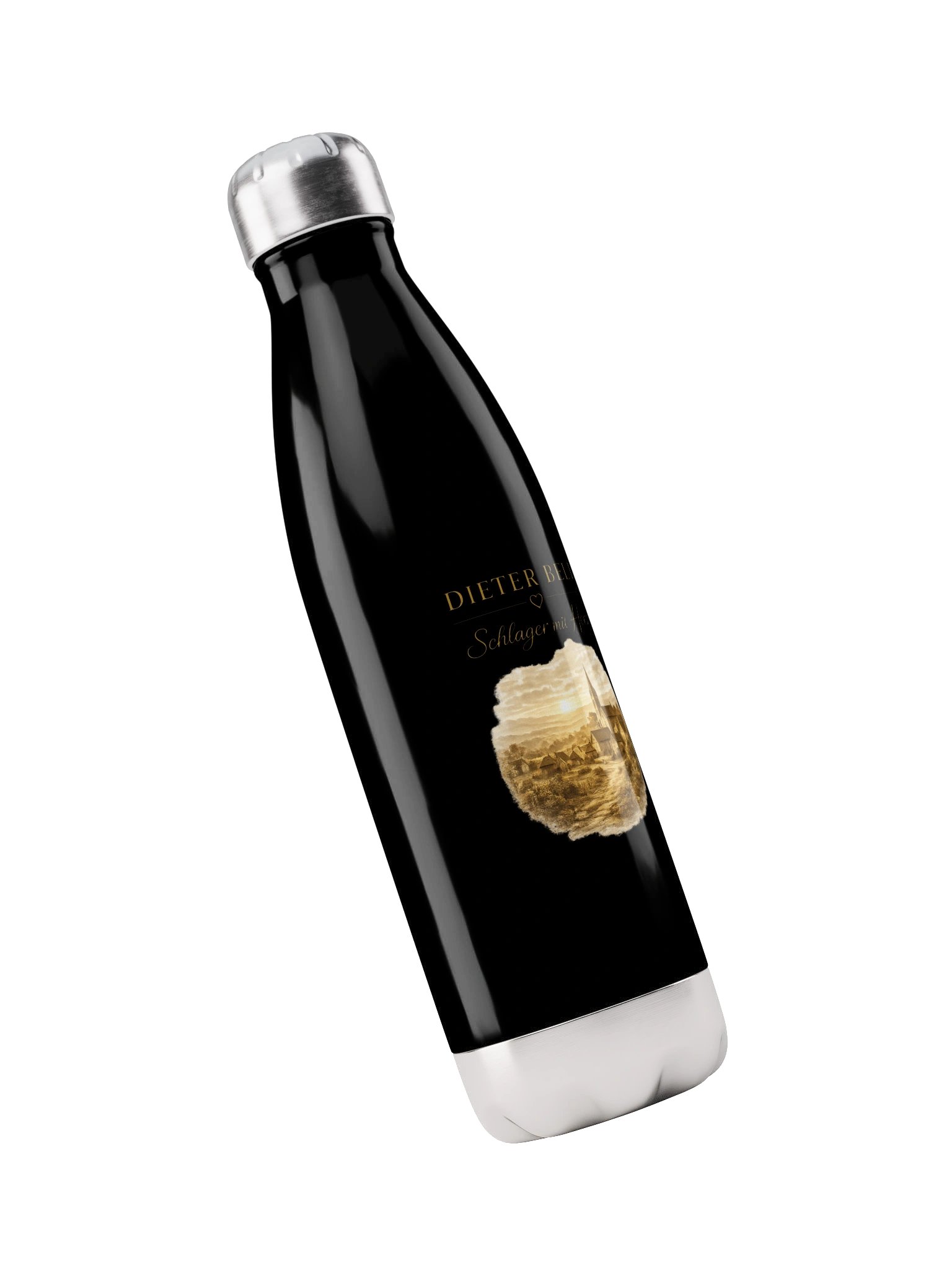 Dieter Bell – Schlager mit Herz Edelstahl-Trinkflasche product image (3)