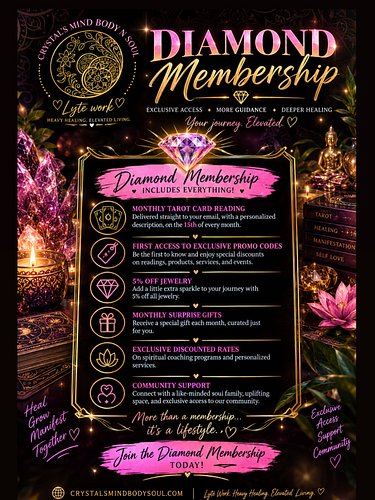 ✨🔮 **MEMBERSHIP PERKS JUST GOT BETTER!** 🔮✨

💎 The **Crystal Membership** is the BEST deal! And guess what? We just added **5...