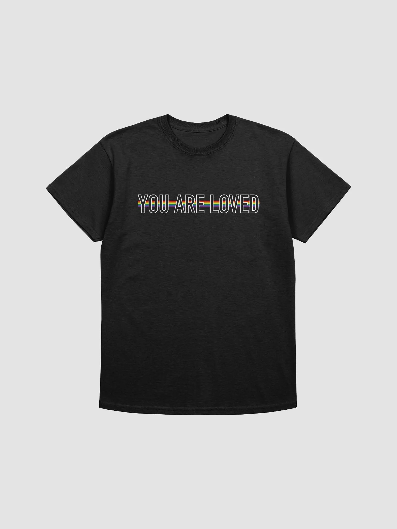 You Are Loved - Rainbow Flag White product image (3)