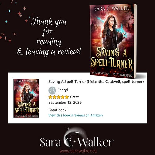 Reviews help readers find books they'll love, so I appreciate every review I get-- even the bad ones! Thank you for reading a...