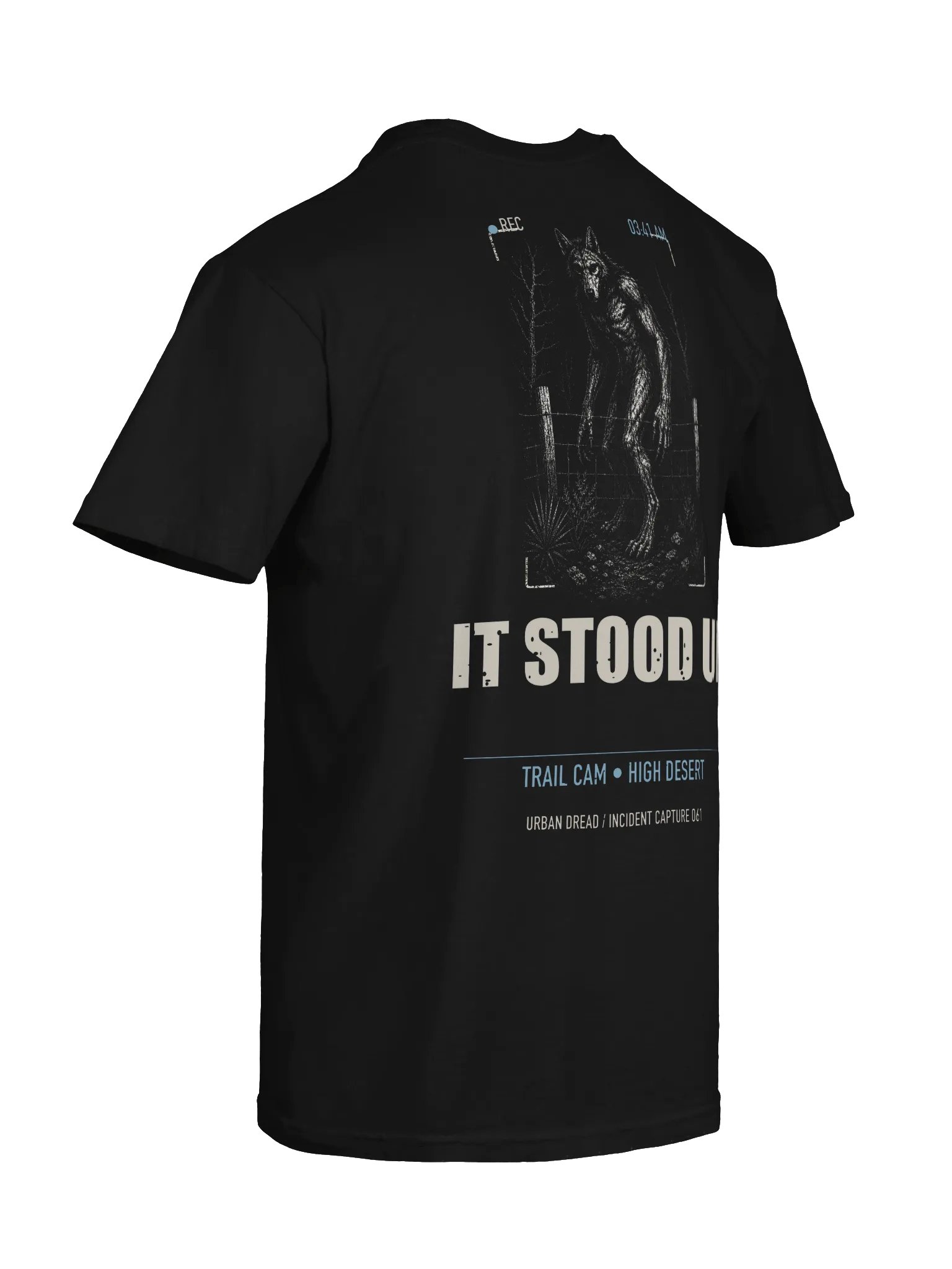 It Stood Up — Dogman Trail Camera T-Shirt product image (5)