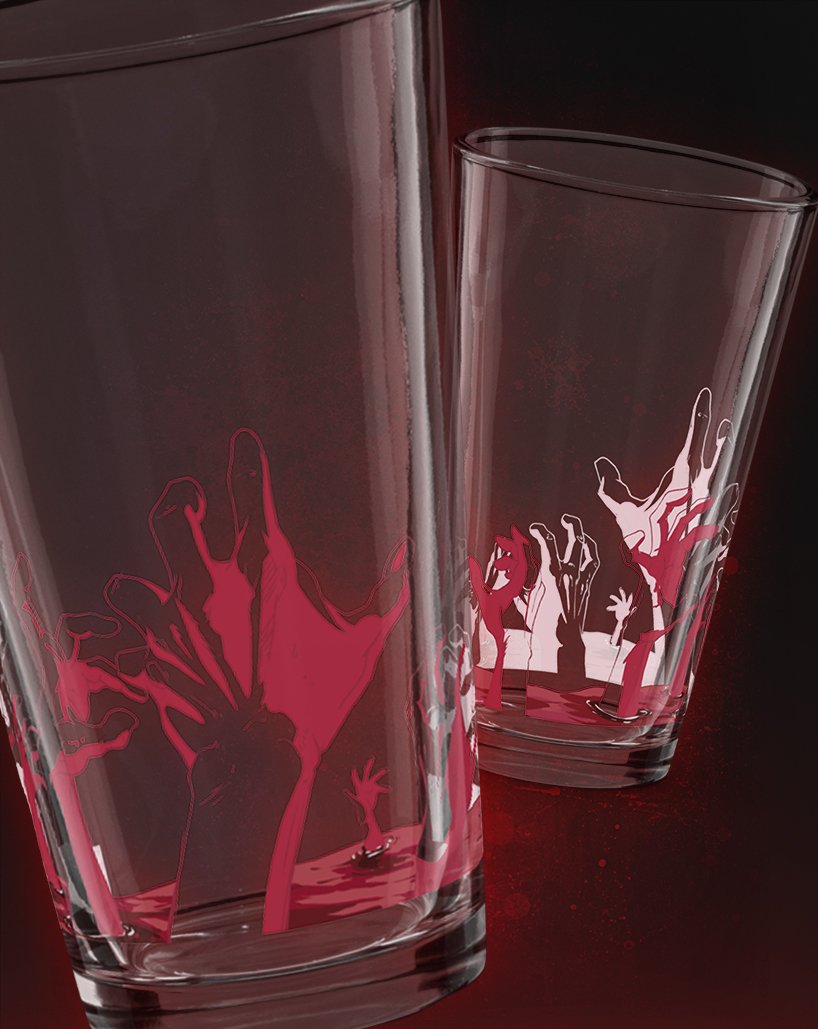 Thirst Hand | Glass Tumbler product image (2)