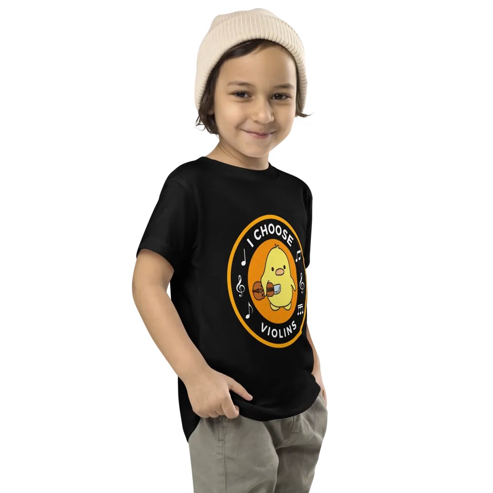 I choose violins Bella+Canvas Toddler T-Shirt product image (3)