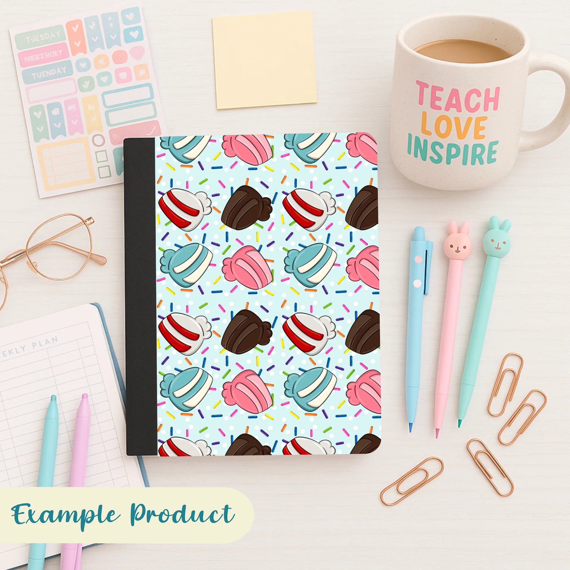 Birthday Cake Slices Seamless Pattern product image (7)