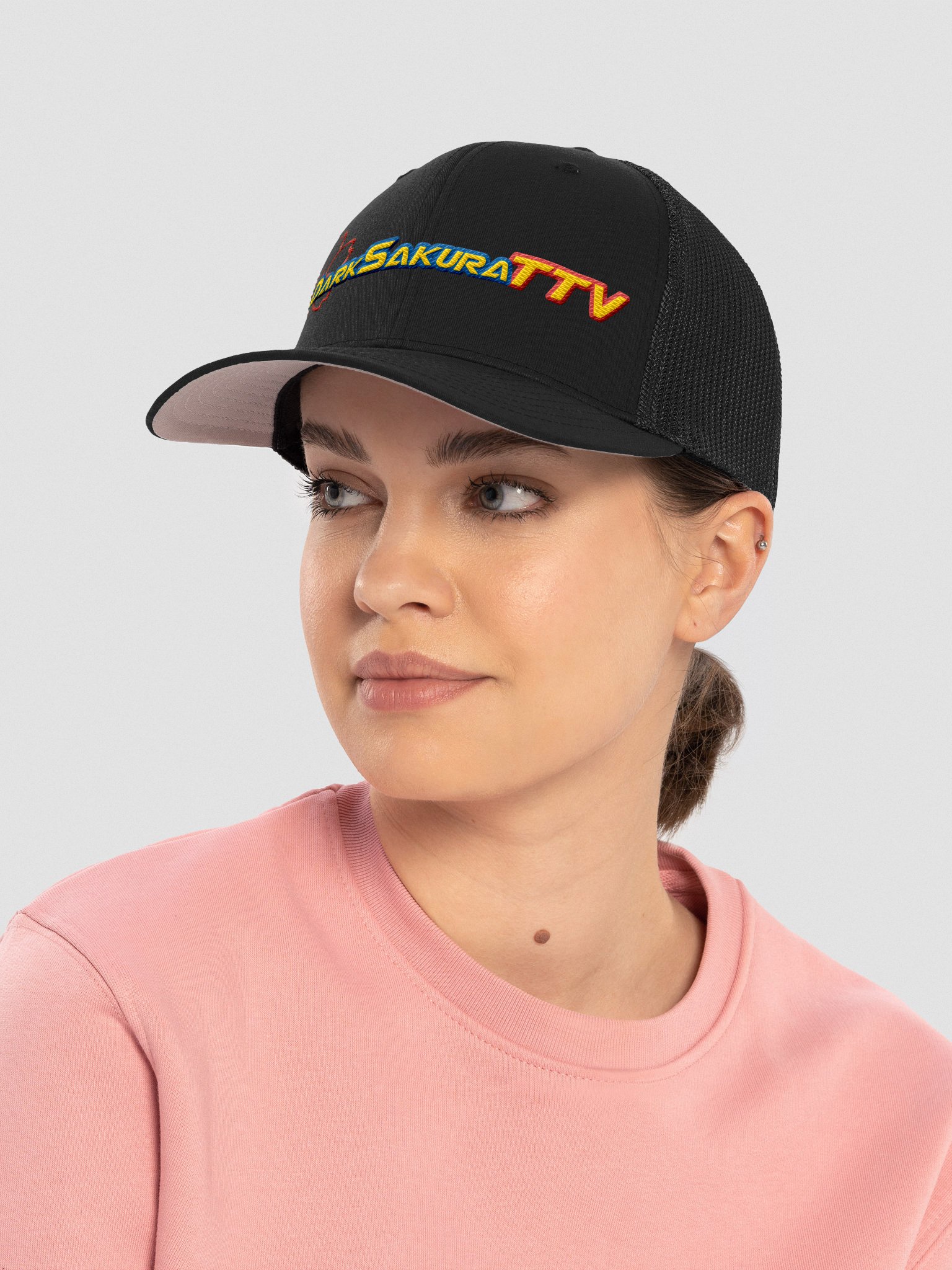DarkSakuraTTV FlexFit Trucker Hat product image (6)