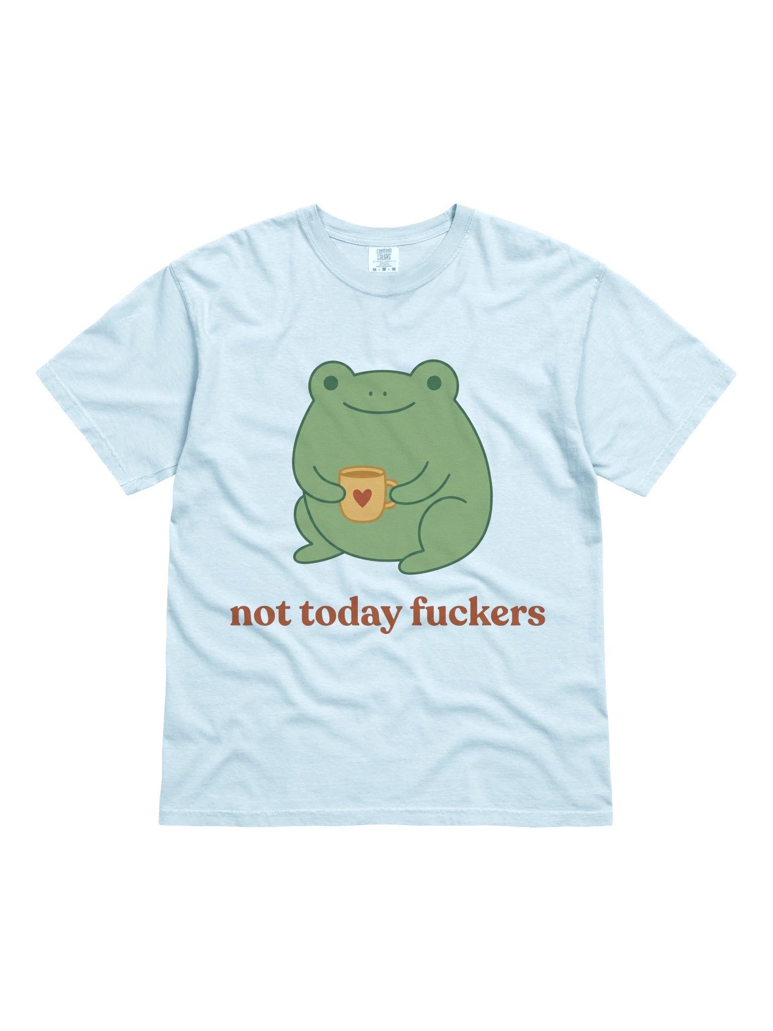 Not Today F*ckers T-Shirt | Funny Sweary Frog Tee product image (7)