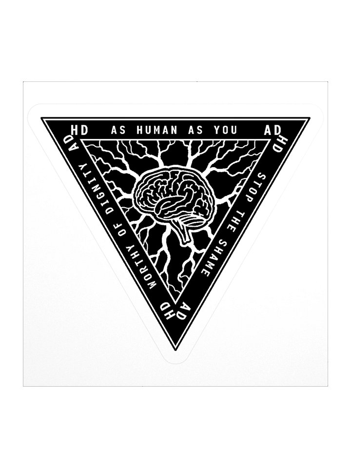 "Brain Zap" ADHD Solidarity Sticker product image (1)