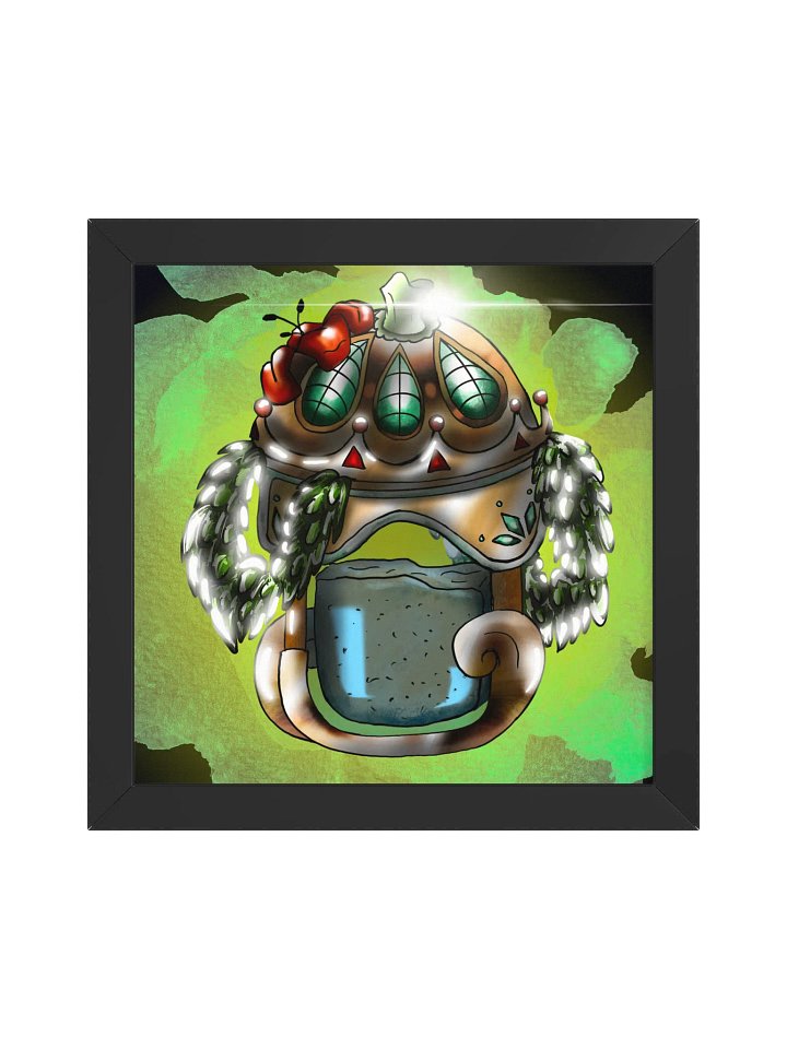 The Kingdom Influence - Vibrant Ayous Wood Framed Matte Poster product image (4)