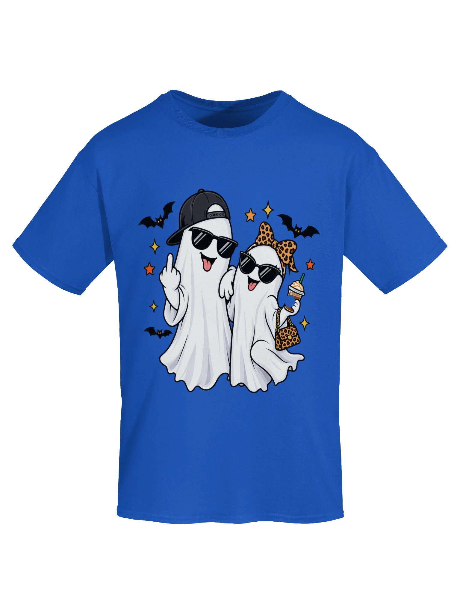 Funny Ghost Couple Halloween Graphic T-Shirt product image (48)
