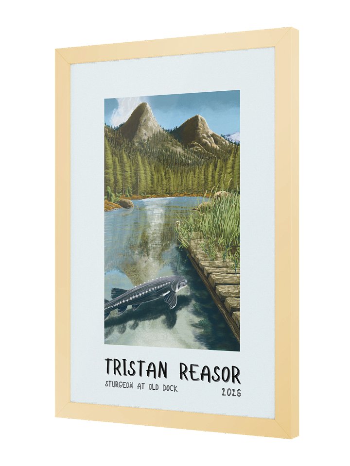 Sturgeon at Old Dock | Framed Digital Art Print product image (2)