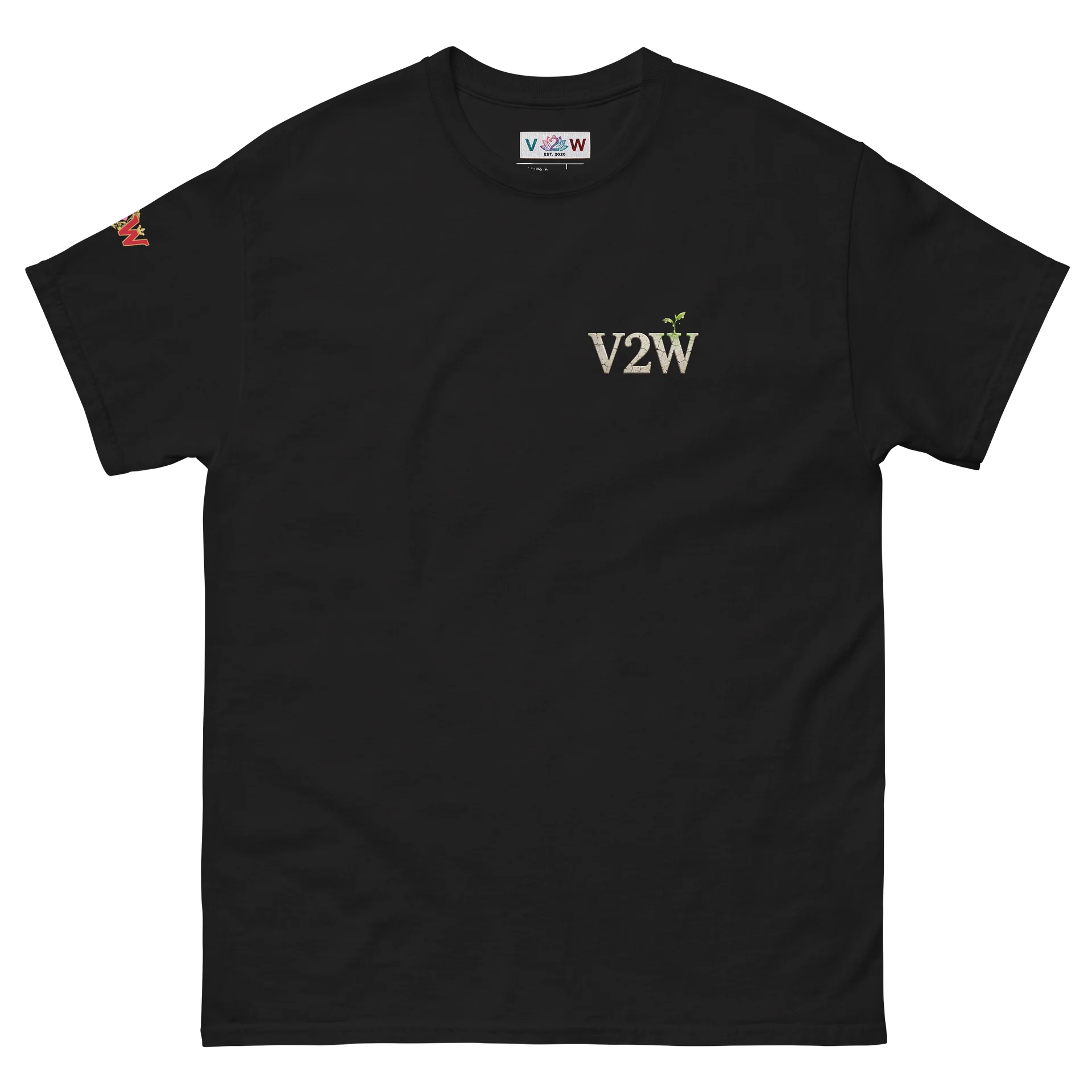V2W "WHAT YOU DO GROWS YOU” Concrete Sprout Tee product image (2)