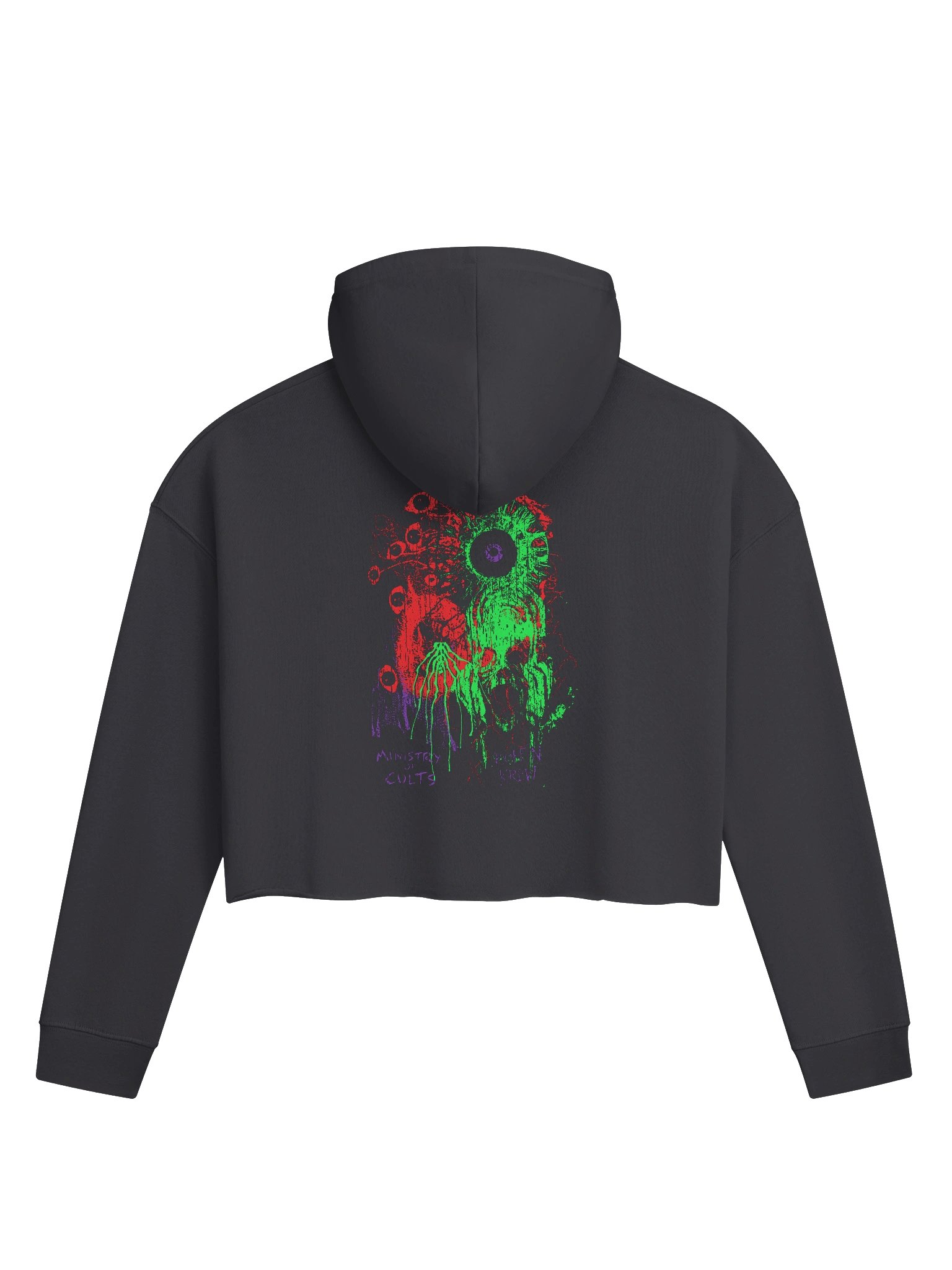 Retro Fiend Womens Cropped Hoodie product image (2)