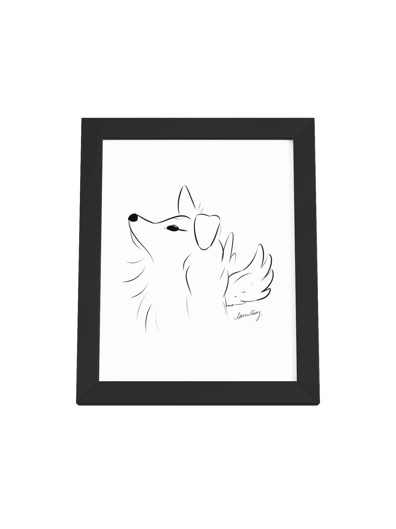 The Angel Sheltie - Framed Print product image (1)